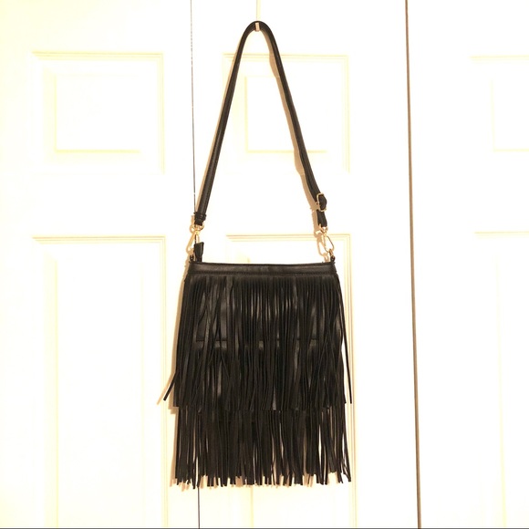 Fringe Faux Leather Crossbody Bag - Picture 13 of 13